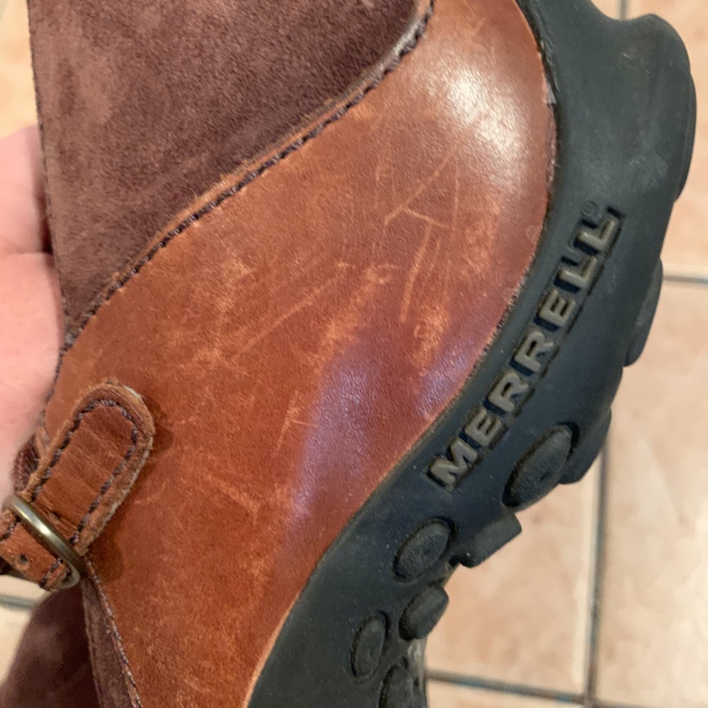 Merrell Plaza MJ Mary Jane Saddle Shoes Brown size 9.5 - Picture 8 of 8